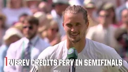 Alexander Zverev jokes about the stakes playing vs. either Sinner or Djokovic 😅 | 2026 Wimbledon