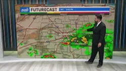 Rain at times Saturday before our next heat wave