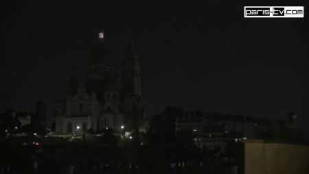 Live View of Sacré-Cœur and Paris Rooftops